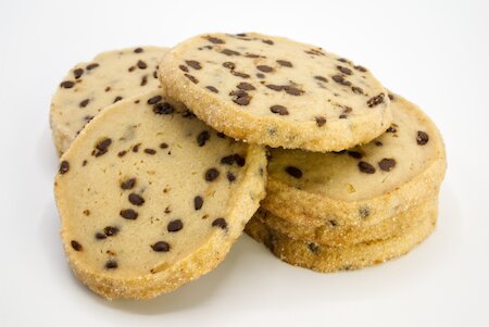 Stracciatella Taler, 6 Stück